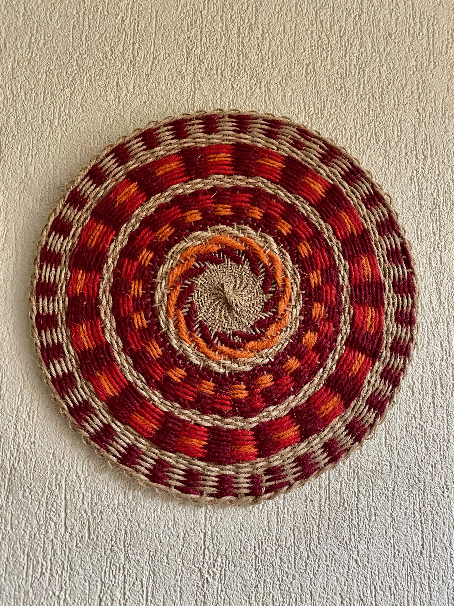 Telar circular artesanal