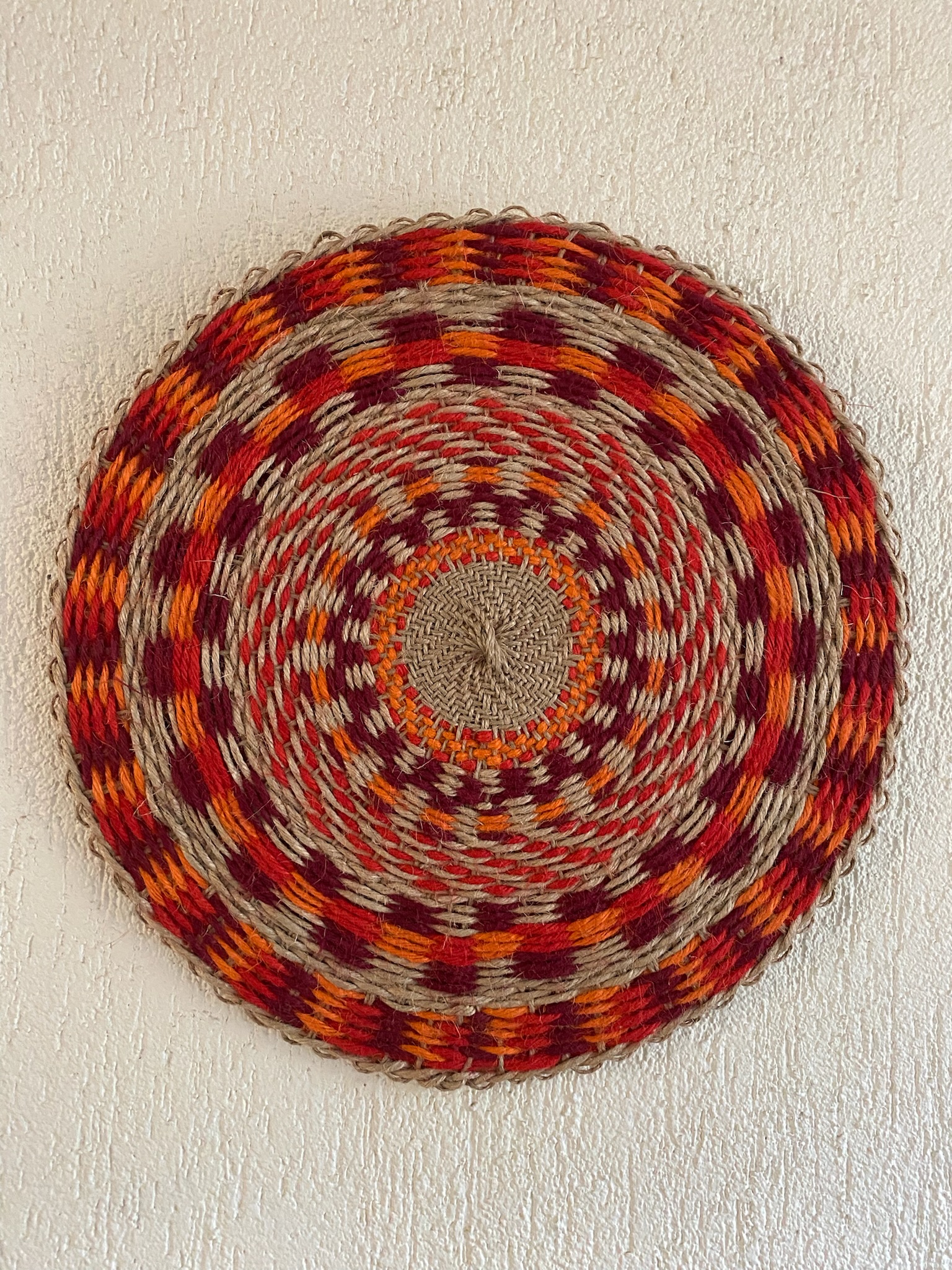 Telar circular artesanal